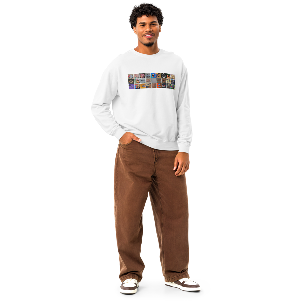 A-Z Neurosurgery Alphabet Unisex garment-dyed fleece crewneck sweatshirt